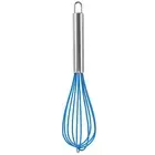 Silicone Wrapped Egg Beater Mini Whisk Ergonomic Set with Stainless Steel