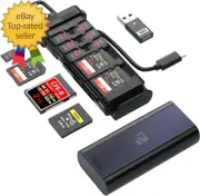 USD 3.2 10Gbps Pro Reader Versatile CF Express A,CF Express B, SD and Micro SD