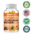 Turmeric Curcumin 1950mg - 95% Curcuminoids, BioPerine Antioxidant Joint Support