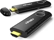 Wireless HDMI Transmitter and Receiver, Wireless HDMI Transmitter and Receiver, Portable Wireless HDMI Extender 30M, Plug and Play Wireless Video and Audio Extender for Streaming to Monitor