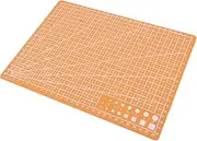 A4 Double-Sided Cutting Pad Craft Sewing Mat Plastic Cutting Board Carving Tool Mat Precision Scales for DIY Projects