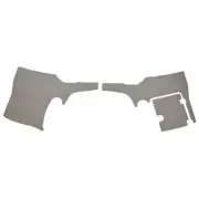 Chaparral Boat Non-Skid Deck Mats 60.00249 | Swim Platform Gray (3PC)