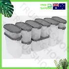10PCS Airtight Food Storage Containers Kitchen Dry Food Pantry Organisation Set