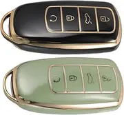 2pcs Car Key Shell Key Fob Car Key Remote Shell Replacement Key Case Keyless Entry Protector Car Key Replacement Shell Key Shell Replacement Keyless Remote Case Car Key Cover