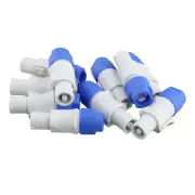 1X(10Pcs 3 PIN Male Powercon Connector Input Jack for Light Stage Light 3022