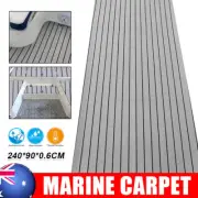 Light Grey EVA Foam Boat Flooring Mats Teak Decking Sheet Marine Carpet 90×240cm