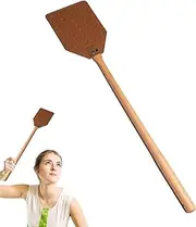 Flyswatter, Leather Fly Swatter for Indoors, Strong Fly Kil-ler, Strong Flexible Manual Swat Set, Stable Ergonomic Manual Swatter, Sturdy Fly Swatters for Indoor Mosq-uito Wasp Bu-g Ins-ect