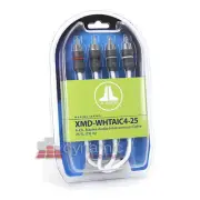 JL AUDIO XMD-WHTAIC4-25 Marine 25 ft. 4-Channel RCA Amp Boat Interconnect Cable