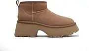 [YELLOW EARTH NATURAL PRODUCTS] Classic Ultra Mini Ugg - 6cm Heel Block Sole - 100% A-Grade Double Face Australian Sheepskin