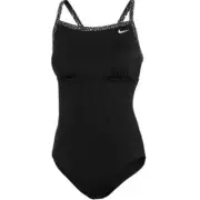Nike Swim One Piece Fastback Swimsuit Women Sz XL NWT Black