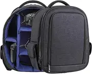 Geekria Drones Backpack Bag Compatible with DJI FPV, Portable Waterproof Shockproof with Shoulder Bag, Suitable for DJI FPV Combo/Phantom 4/Phantom 2/Mavic 3 Pro/Goggles V2 Accessories (Black)