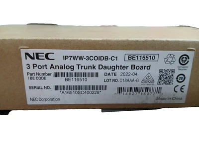 NEC SL2100 IP7WW-3COIDB-C1 3 Analogue Trunks Daughter Board (BE116510)