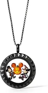 [Origami Owl] Disney Mickey + Minnie Living Locket Set 16-19" - Black, No Gemstone