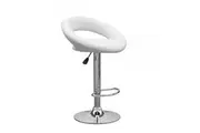 Jolly PU PVC Leather Bar Stool Kitchen Chair White