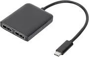 USB to PD, 3.1 to 2xDP Dual Screen Simultaneous Video Display Converter, Type-C Converter USB with 2 X Dp Output Interface