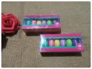 5Pktx6Pcs Novelty Macaroons Erasers Stationery School Supplies