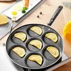 7 Hole Frying Pans Ham Cookware Egg Maker Kitchen Pancake Mini Non-Stick Omelet