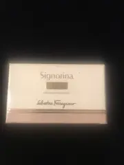 SALVATORE FERRAGAMO SIGNORINA ELEGANZA PERFUMED BODY POWDER -2.29 OZ/65 G-SEALED