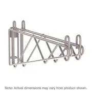 Metro 2WS24K4 Super Erecta Post-Type Wall Mount Double Shelf Support for 24" Wi