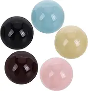 SAFIGLE 5Pcs Perfume Bottle Ball Caps Electroplated Nozzle Replacement Unique Stylish Aromatherapy Diffuser Covers for Fragrance Sampling for Parties Office Use