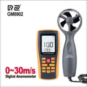 Digital Anemometer Wind Speed Air Velocity Temperature Meter 0-45M/S Logger