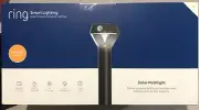 Brand NEW Ring Solar Powered Pathway Light Motion-Activated 1 Pack Black SEALED