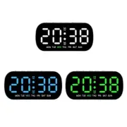 Multifunctional Digital Alarm Clock With Temperature Calendar Week Date Display