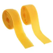 Sew on Hook and Loop Tape, 3/4 Inch Nylon Fastener Strips 1 Yards (Dark Yellow)