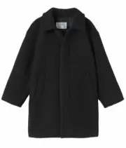 Zara Kids Boy Wool Blend Coat in Black 5854/752 SZ 11-12
