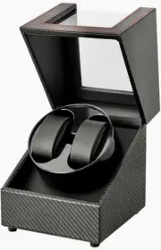 Anyasun Double Watch Winder for Automatic Watches w Quiet Japanese Mabuchi Motor