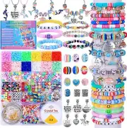 AIPRIDY 3600 Pcs Girls Toys Bracelet Making Kit, Unicorn/Mermaid Jewelry