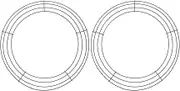 Alipis 2pcs Garland Frame Natural Grapevine Wreath Rings Wire Pumpkin Wreath Form Metal Wreath Rings Chritmas Garland Wreath Hanger Botanical Decor Wire Wreath Iron Wreath Frame Flowers