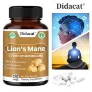 Lion's Mane Capsules - Supports Memory, Vognitive, Focus, & Mental Clarity
