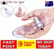 Finger Sleeve USB Vibrator Vibrating G-Spot Penis Squirting Clitoris Sex Toy