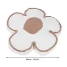 US (White) 60Cm Flower Cushion Pillow Lazy Fart Bay Window Cushions Bedroom HG