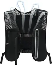 [Meindin] Hydration Running Vest | Running Water Backpack with Adjustable Strap | Lightweight Chest Pack Gear Non-Slip Bladder for Women Men Camping Cycling Hiking Outdoor Activities