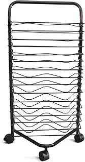 Art Clothes Drying Rack A2, 4K Oil Painting Board Clothes Drying Rack, 16-Layer Wheeled Art Shelf Storage Rack, Stacking Rack for Painting