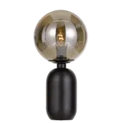 Kade 1 Light Table Lamp Black & Smoke - KADE TL-BK+SM