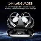 Smart Translation Earbuds 144 Languages AI Instant Translate Bluetooth Headphone