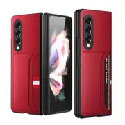 For Samsung Galaxy Z Fold4 5G Litchi Texture Microfiber Case