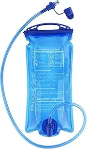 Hydration Bladder, 1.5 L Water Bladder BPA Free, Leak Proof Water Reservoir for Hiking, Camping, Backpacking and Biking