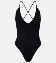[Wardrobe.NYC] Wardrobe.NYC Open-back bodysuit UK 10 black