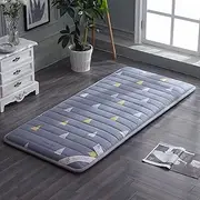 Tatami Mattress Futon Mattress Topper Soft Thick Folding Mattress Pad for Student Dormitory, Home, Bed, As Guests Sleeping Pad, Futon Mattress, Floor Mattress,A,150x190cm(59x75inch)