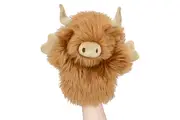 Highland Cow Hand Puppet Lil Friends - Korimco