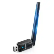USB WiFi Adapter for Desktop PC, AC600mbps High Gain Antenna Wireless Adapter...