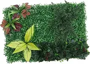 TOYANDONA Artificial Plant Wall Panel Lifelike Grass Decoration for Use No Maintenance Required Noise Reducing Privacy Screen for Balcony Garden