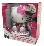 Hello Kitty CD+G Karaoke System With Built in Color Video Camera ~ NEW & Rare