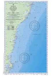 Boating, Fishing, NSW Marine Safety Chart- JERVIS BAY to PORT JACKSON + BONUS