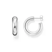 Buy Chunky Hoop Earrings - Small Silver by Thomas Sabo online - THOMAS SABO Australia