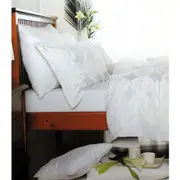 Aneko White Jacquard Quilt Cover Set Queen
